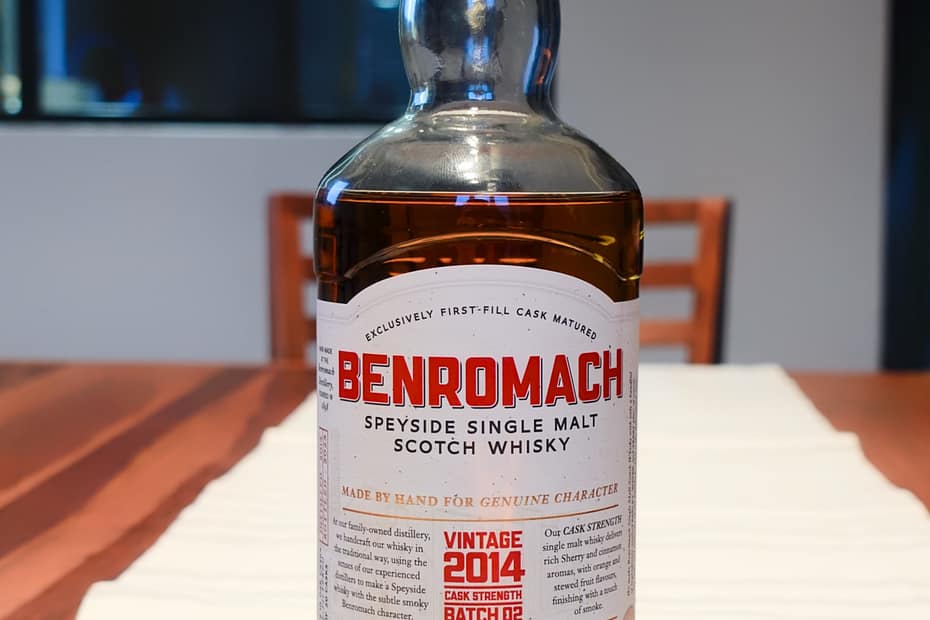 Benromach Cask Strength 2014 bottle