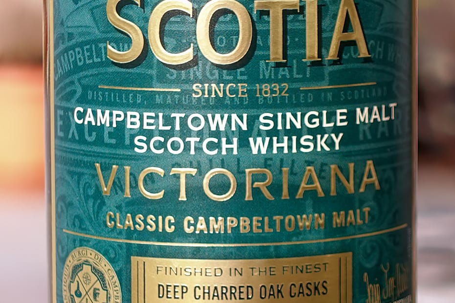 Glen Scotia Victoriana Label