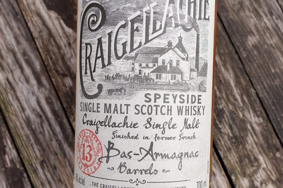 Craigellachie 13 yo Bas Armagnac Label