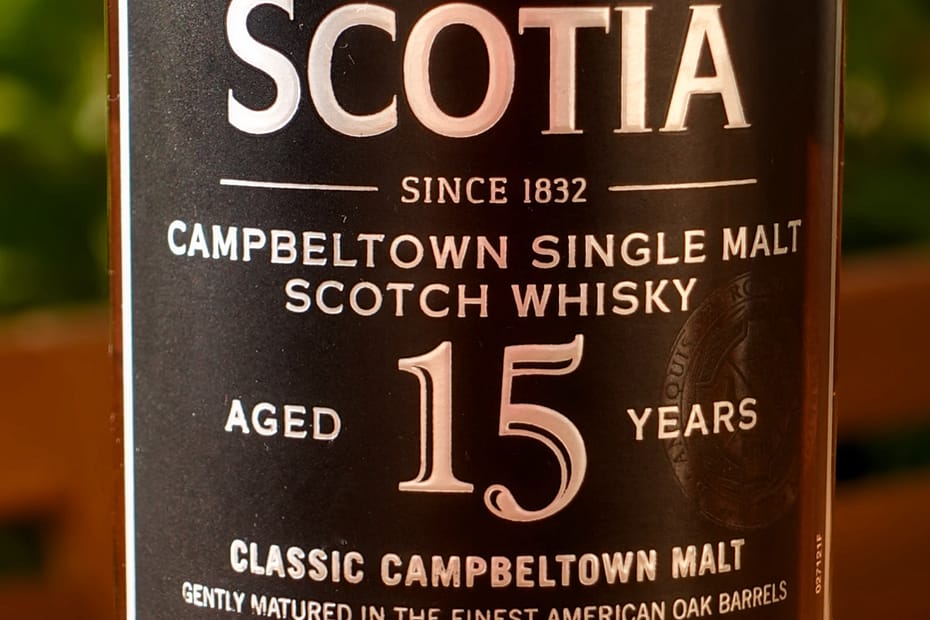 Glen Scotia 15 year old bottle