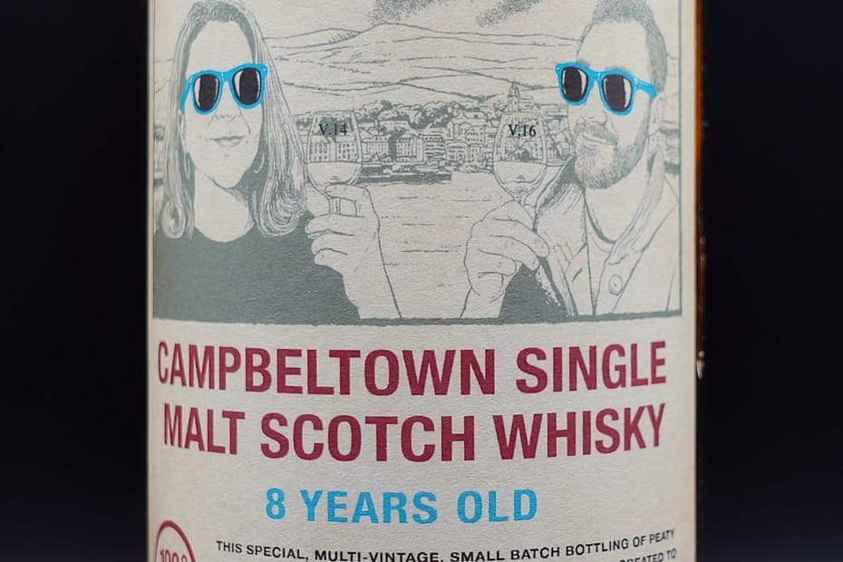Label of the Thompson Bros 2006 Croftengea single malt, an example of whisky bottled with a fantasy name distillery synonym