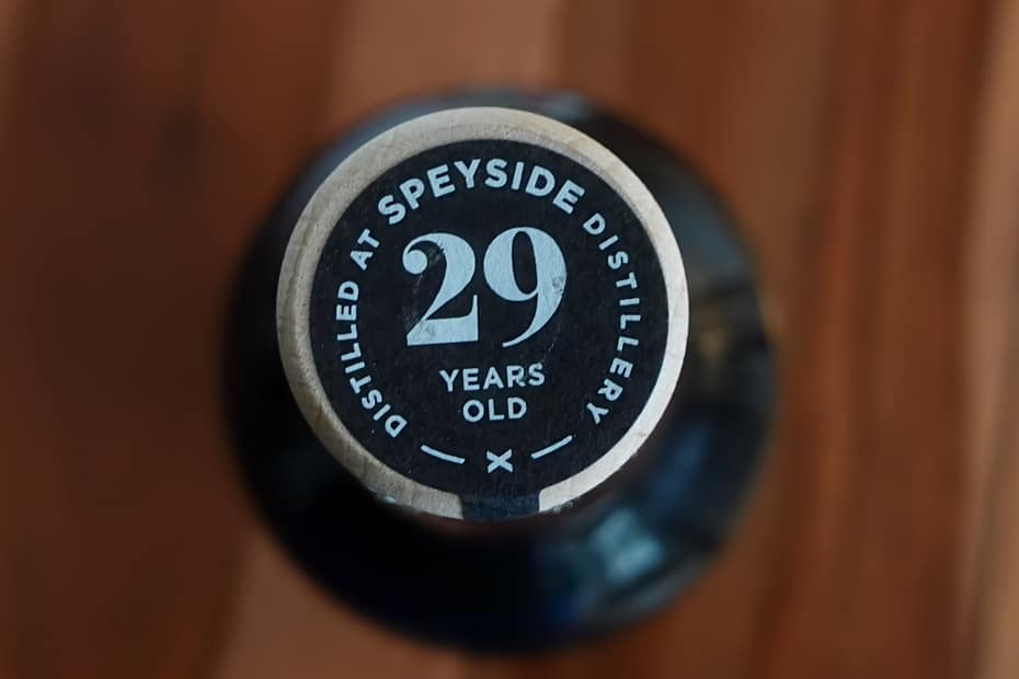 Thompson Bro.s Mystery Malt 29 year old Speyside cap