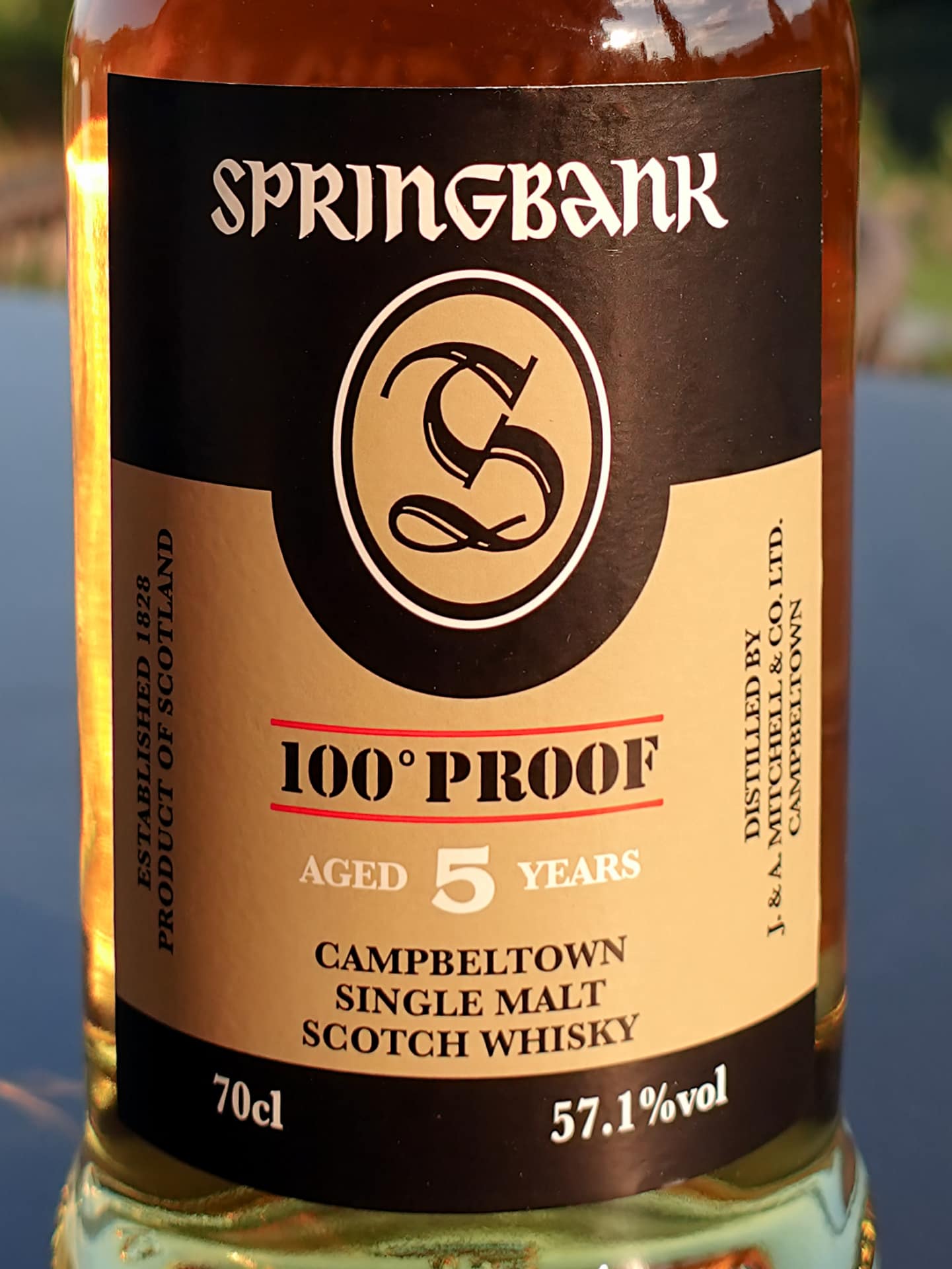 The Available Unicorn: Springbank 100 Proof Review - The Road to Dram
