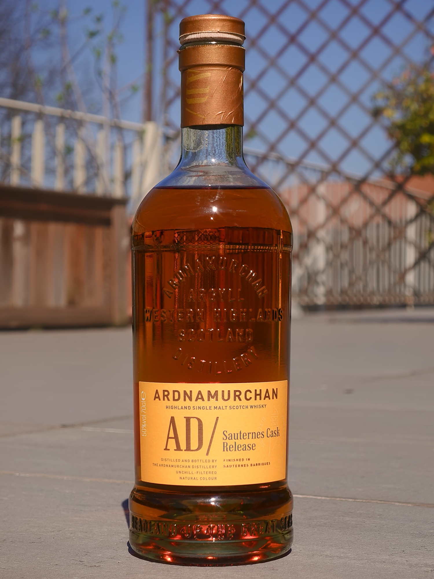 Ardnamurchan Sauternes bottle