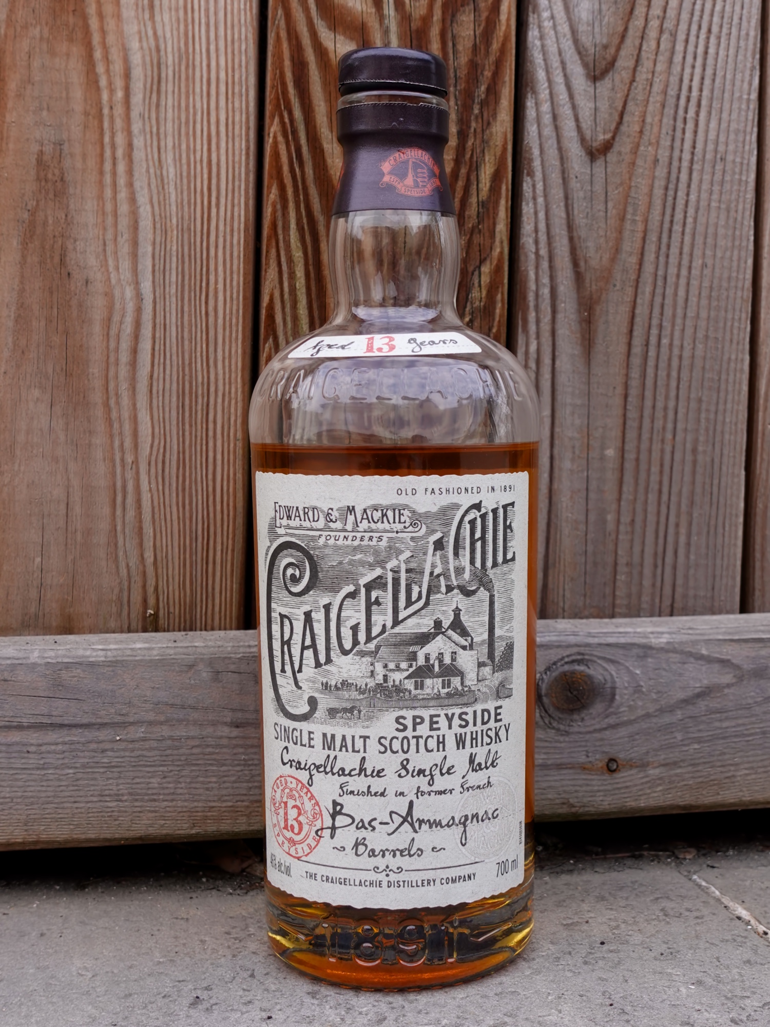 Craigellachie 13 yo Bas Armagnac Bottle
