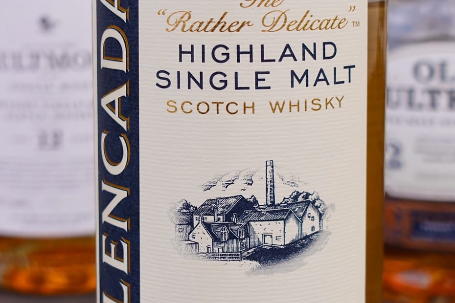 Picture of the Glencadam 10 year old front label